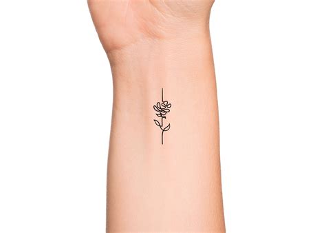 Single Flower Tattoo Single Flower Tattoo