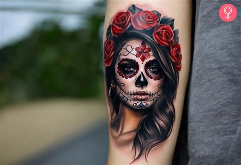 Skull Woman Tattoos 50 Best Sugar Skull Tattoo Designs Amp What The Skull Woman Tattoos 50 Best Sugar Skull Tattoo Designs Amp What The