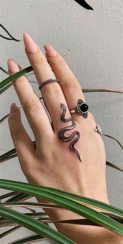 Snaketattoo Fingertattoo Fingertattooideas Simpletattoo Smalltattoo