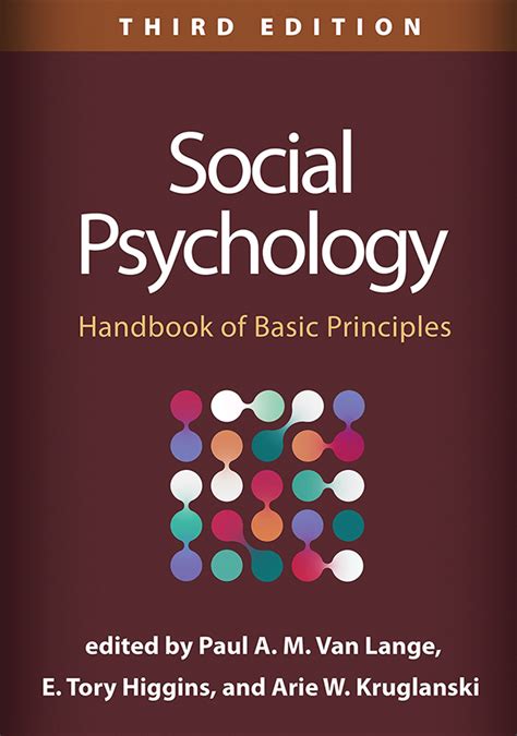 Social Psychology Third Edition Handbook Of Basic Principles