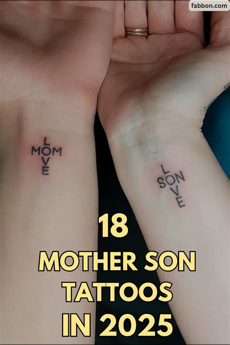 Son and Mother Tattoo Ideas