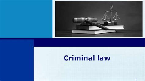 Sources Of Criminal Law Online Presentation