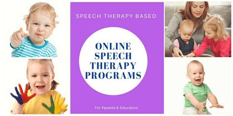 Online Speech Therapy Programs