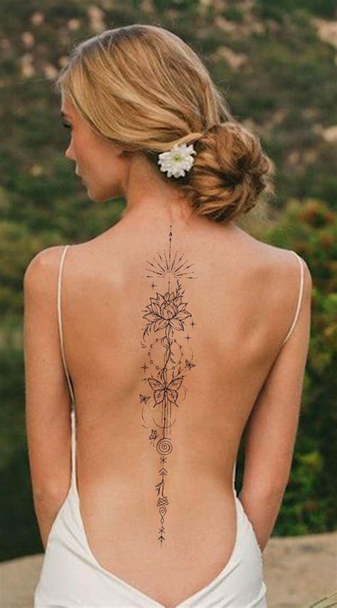 Unique Spine Tattoos for Women