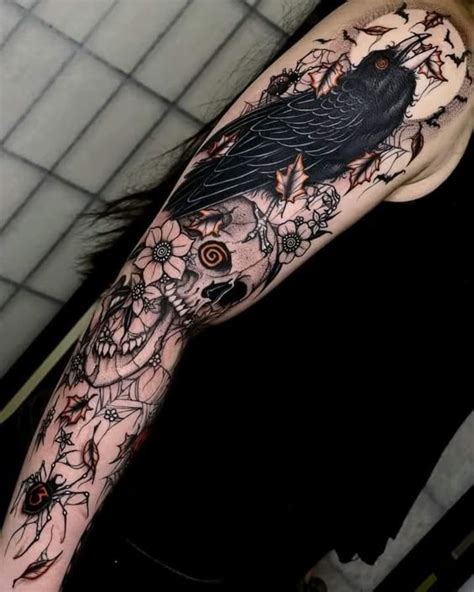 Spooky Sleeve For Brittany Just In Time For Halloween Sleeve Sleevetattoo Spookytattoo Halloween Tattoosofinstagram Spooky Sleeve For Brittany Just In Time For Halloween Sleeve Sleevetattoo Spookytattoo Halloween Tattoosofinstagram