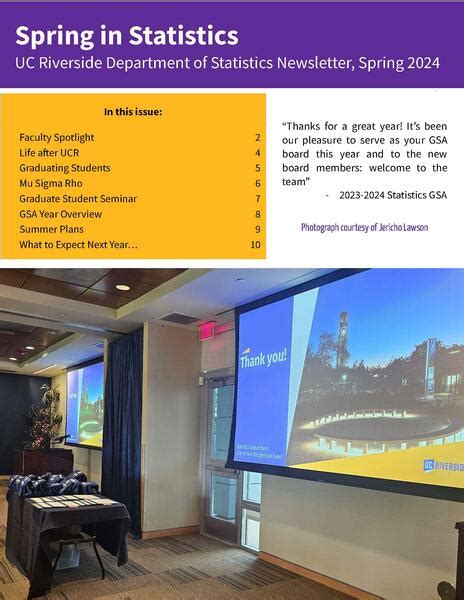 Spring 2024 Newsletter Department Of Statistics Spring 2024 Newsletter Department Of Statistics