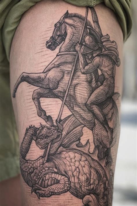 St George Tattoo Designs