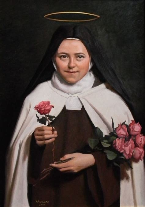 St Therese Of Child Jesus Trinity Canvas