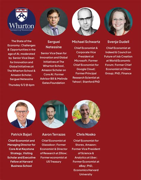State Of The Economy With Top Industry Economists By Wharton Club Of Seattle State Of The Economy With Top Industry Economists By Wharton Club Of Seattle