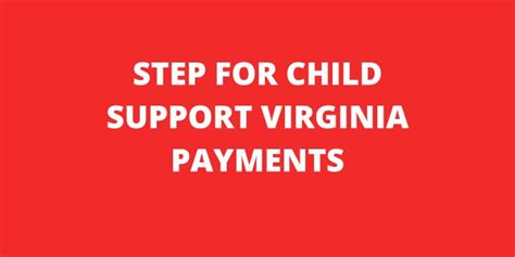Steps For Child Support Va Payments 2024 Steps For Child Support Va Payments 2024