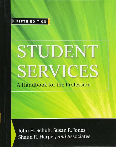 Student Services A Handbook For The Profession Schuh John H Jones Susan R Harper Shaun R Amazon Sg Office Products