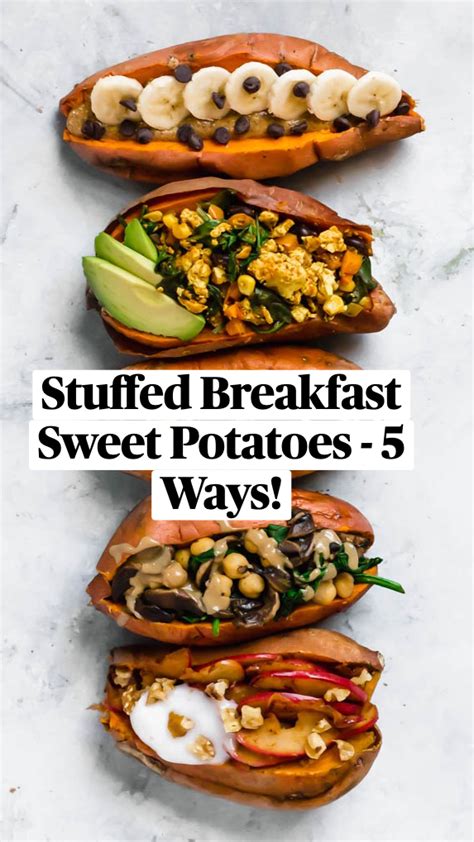 Stuffed Breakfast Sweet Potatoes 5 Ways Artofit