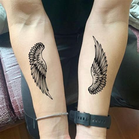Stylizeink Two Wings Design Temporary Tattoo For Waterproof Tattoo For Men And Woman Amazon In Beauty