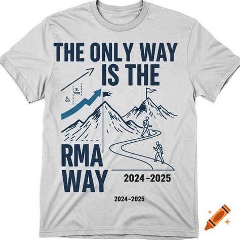 T Shirt Design With Amp Quot The Only Way Is The Rma Way Amp Quot Typography And Minimalistic Illustration On T Shirt Design With Amp Quot The Only Way Is The Rma Way Amp Quot Typography And Minimalistic Illustration On