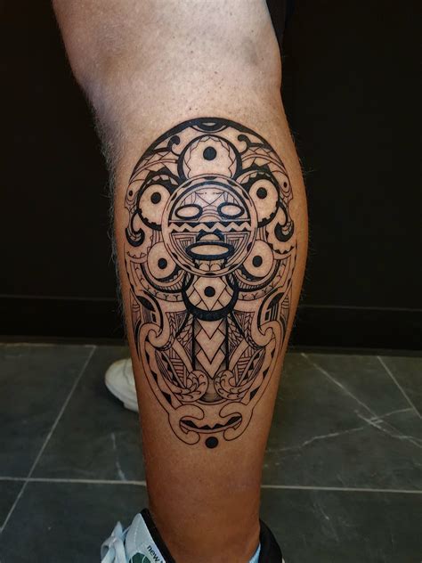 Taino Tribal Half Sleeve By Mick At Dragon Moon Tattoo In Glen Burnie Md R Tattoos