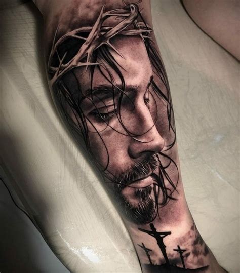 Tattoo Jesus On Arm Design