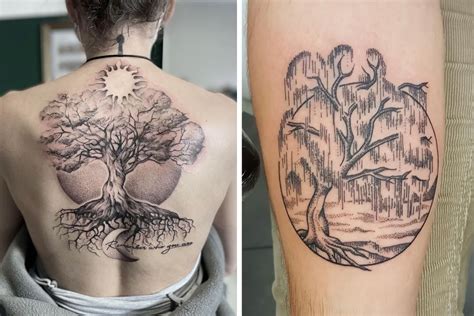 Tree Tattoos on Back Designs
