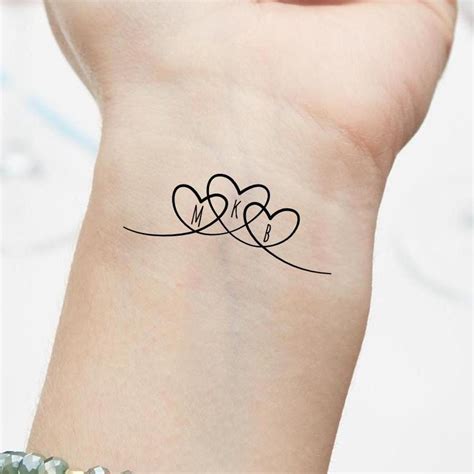 Temporary Tattoo Custom Kids Initials Semi Permanent Hearts Personalized Set Of 3 Etsy Australia Temporary Tattoo Custom Kids Initials Semi Permanent Hearts Personalized Set Of 3 Etsy Australia