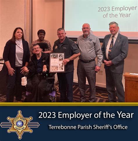 Terrebonne Parish Sheriff S Office Selected As 2023 Employer Of The Year By Arc Of Louisiana Terrebonne Parish Sheriff S Office Selected As 2023 Employer Of The Year By Arc Of Louisiana