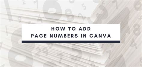 The Easiest Way To Add Page Number In Canva Digital Hygge The Easiest Way To Add Page Number In Canva Digital Hygge