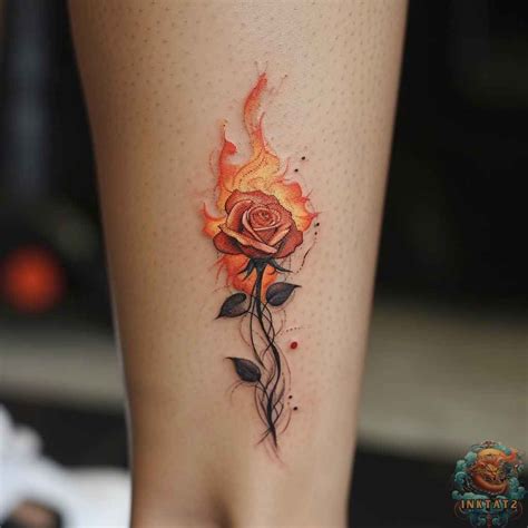The Fiery Passion Of A Rose Exploring The Meaning Behind The Popular Rose On Fire Tattoo 105 Designs Inktat2 Com The Fiery Passion Of A Rose Exploring The Meaning Behind The Popular Rose On Fire Tattoo 105 Designs Inktat2 Com