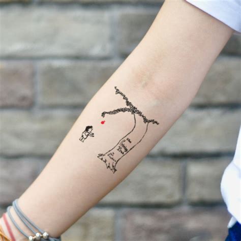 The Giving Tree Temporary Tattoo Sticker Ohmytat The Giving Tree Temporary Tattoo Sticker Ohmytat