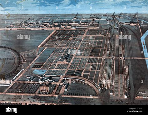 The Great Union Stock Yards Of Chicago Including Pack Houses Fertilizer Factories