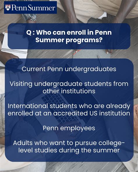 The Penn Summer Programs