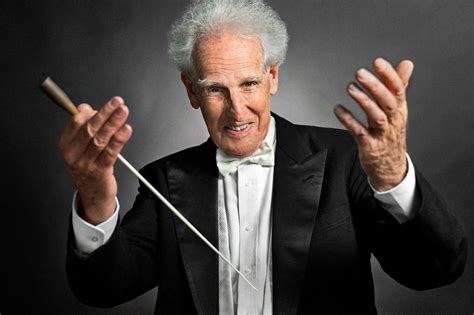 The Renowned Conductor And Public Speaker Benjamin Zander Holds The Baton For Mahler S 2Nd Symphony The Renowned Conductor And Public Speaker Benjamin Zander Holds The Baton For Mahler S 2Nd Symphony
