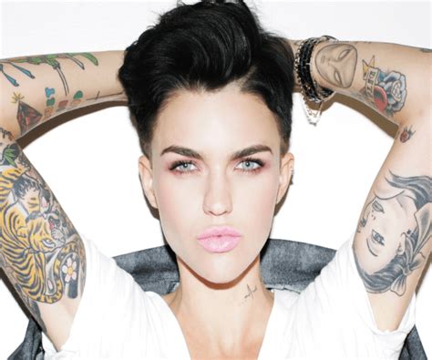 The Tattoos That Make Up Ruby Rose 8Ball The Tattoos That Make Up Ruby Rose 8Ball