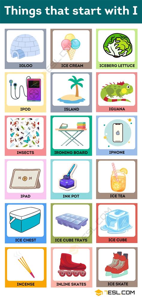 Things That Start With I For Kids Things That Start With I For Kids