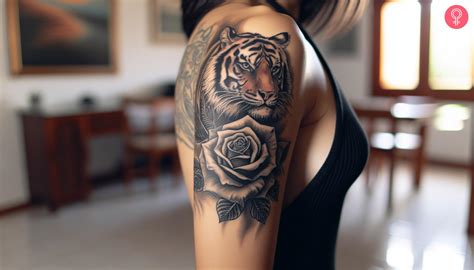 5 Tiger Rose Tattoo Ideas