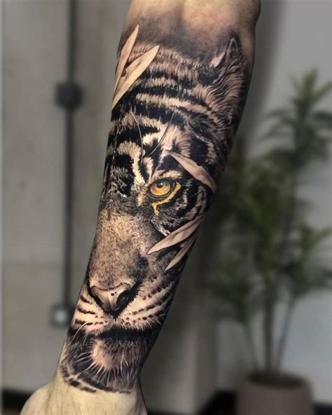 Tiger Tattoo Forearm