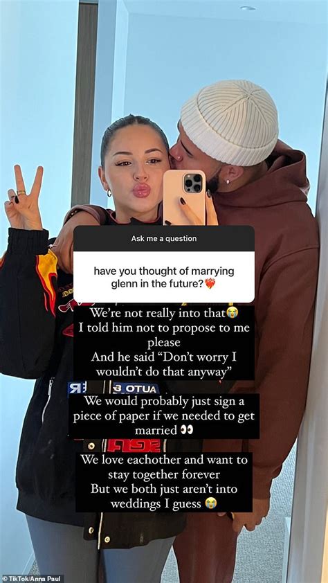 Tiktok Star Anna Paul Reveals Why She Begged Her Longtime Boyfriend Not To Propose Daily Mail Tiktok Star Anna Paul Reveals Why She Begged Her Longtime Boyfriend Not To Propose Daily Mail