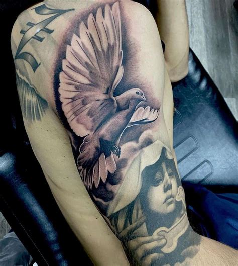 Top 33 Gorgeous Dove Tattoo Design Ideas 2021 Updated White Dove Tattoos Dove Tattoo Design