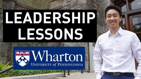 Top 5 Must Know Leadership Lessons From Wharton Ceos Top 5 Must Know Leadership Lessons From Wharton Ceos