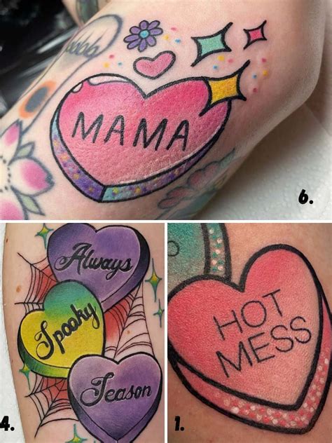 Top Loveable Candy Heart Tattoo Ideas Top Loveable Candy Heart Tattoo Ideas