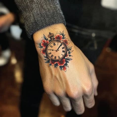 Traditional Clock Tattoo Tattoobnb