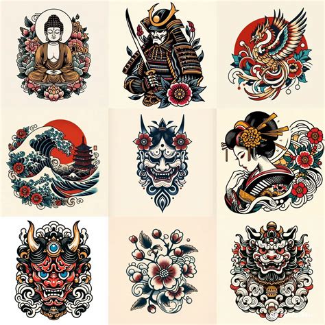 5 Traditional Japanese Tattoo Designs