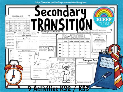 Transition To Secondary School Resources And Worksheets Transition To Secondary School Resources And Worksheets