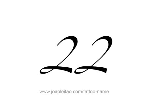 Twenty Two 22 Number Tattoo Designs Tattoos With Names Twenty Two 22 Number Tattoo Designs Tattoos With Names