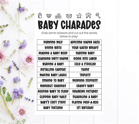 Ultimate List Of 100 Baby Words List Baby Shower Pictionary Charades Bingo Words Artofit Ultimate List Of 100 Baby Words List Baby Shower Pictionary Charades Bingo Words Artofit