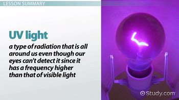 Ultraviolet Light Definition Uses Examples Lesson Study Com