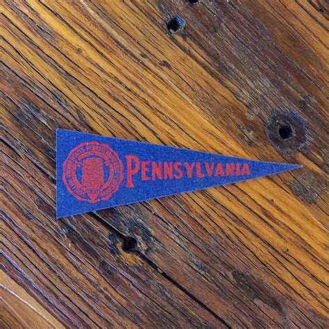 University Of Pennsylvania Pennant Etsy
