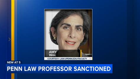 University Of Pennsylvania Sanctions Controversial Law Professor Amy Wax For Flagrant Unprofessional Conduct 6Abc Philadelphia University Of Pennsylvania Sanctions Controversial Law Professor Amy Wax For Flagrant Unprofessional Conduct 6Abc Philadelphia