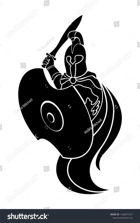 Vektor Stok Vector Illustration Greek Warrior Sword Shield Tanpa Royalti 1560340409 Shutterstock Vektor Stok Vector Illustration Greek Warrior Sword Shield Tanpa Royalti 1560340409 Shutterstock