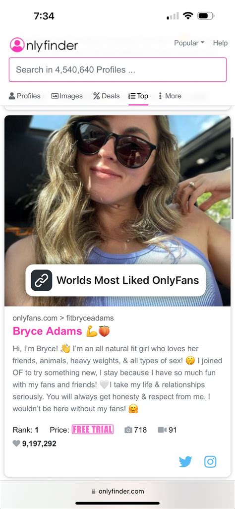 Very Proud To Be The Worlds Most Liked Onlyfans Creator For Well Over A Year Now Wouldn T Be Here Without The Love Of My Fans Bryce Adams Very Proud To Be The Worlds Most Liked Onlyfans Creator For Well Over A Year Now Wouldn T Be Here Without The Love Of My Fans Bryce Adams