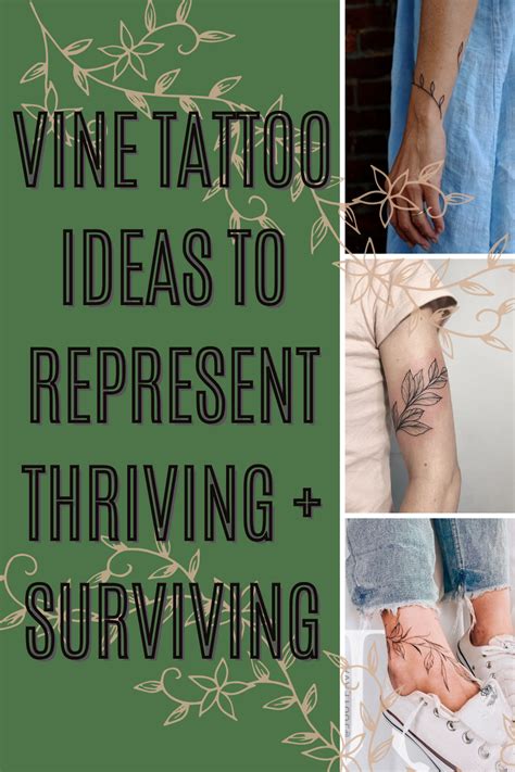 Vine Tattoo Ideas 47 To Represent Thriving Surviving