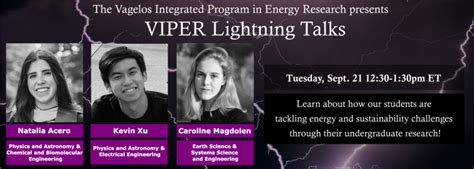 Viper Vagelos Integrated Program In Energy Research Vagelos Integrated Program In Energy Research