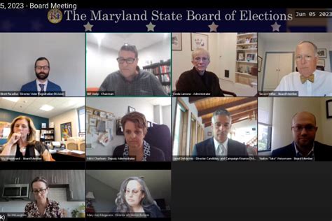Vote Today Maryland State Board Of Elections